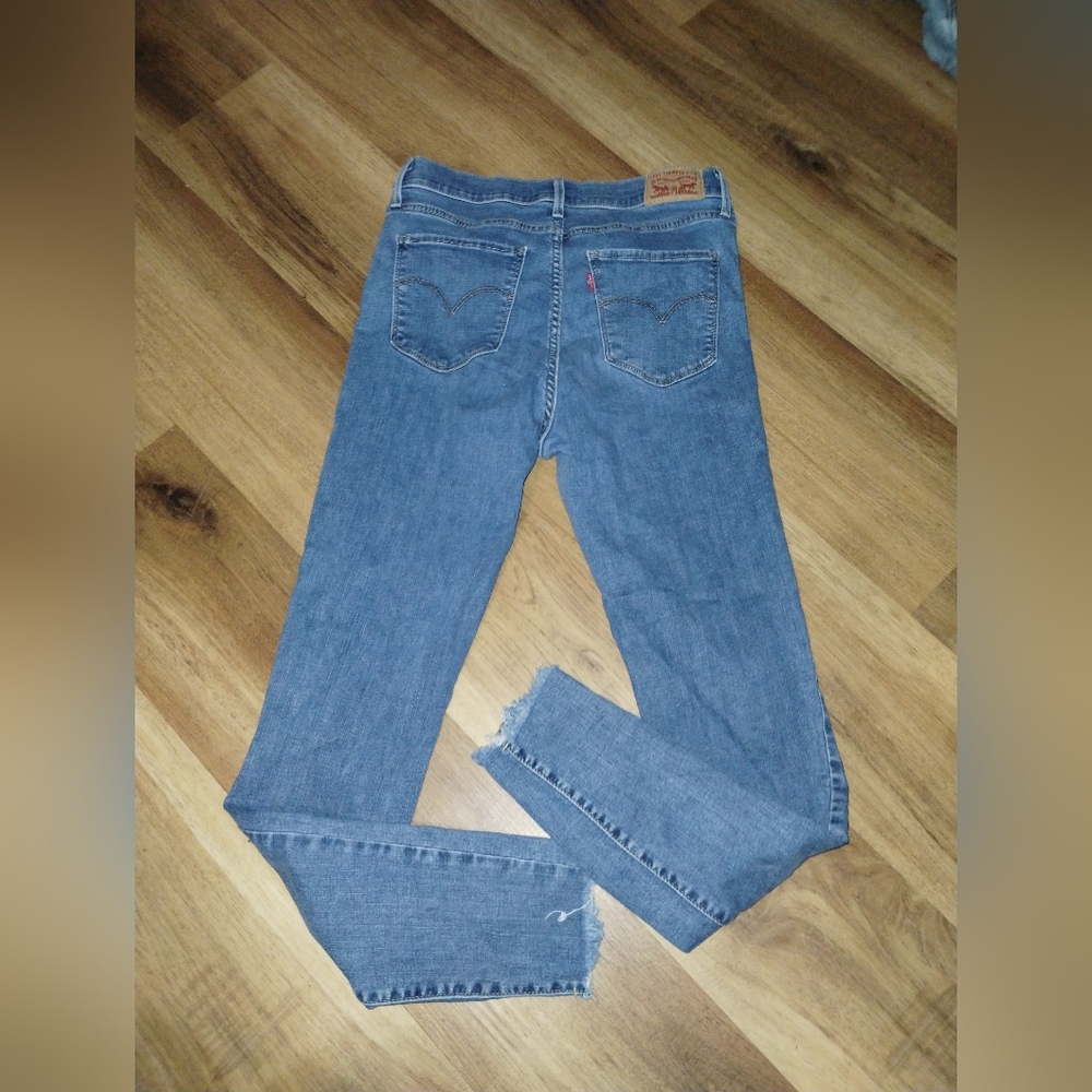 Women's Levi 720 High Waisted Super Skinny Jeans 30x30 - Picture 6 of 9